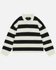 RUGBY POLO - BLACK/CREAM