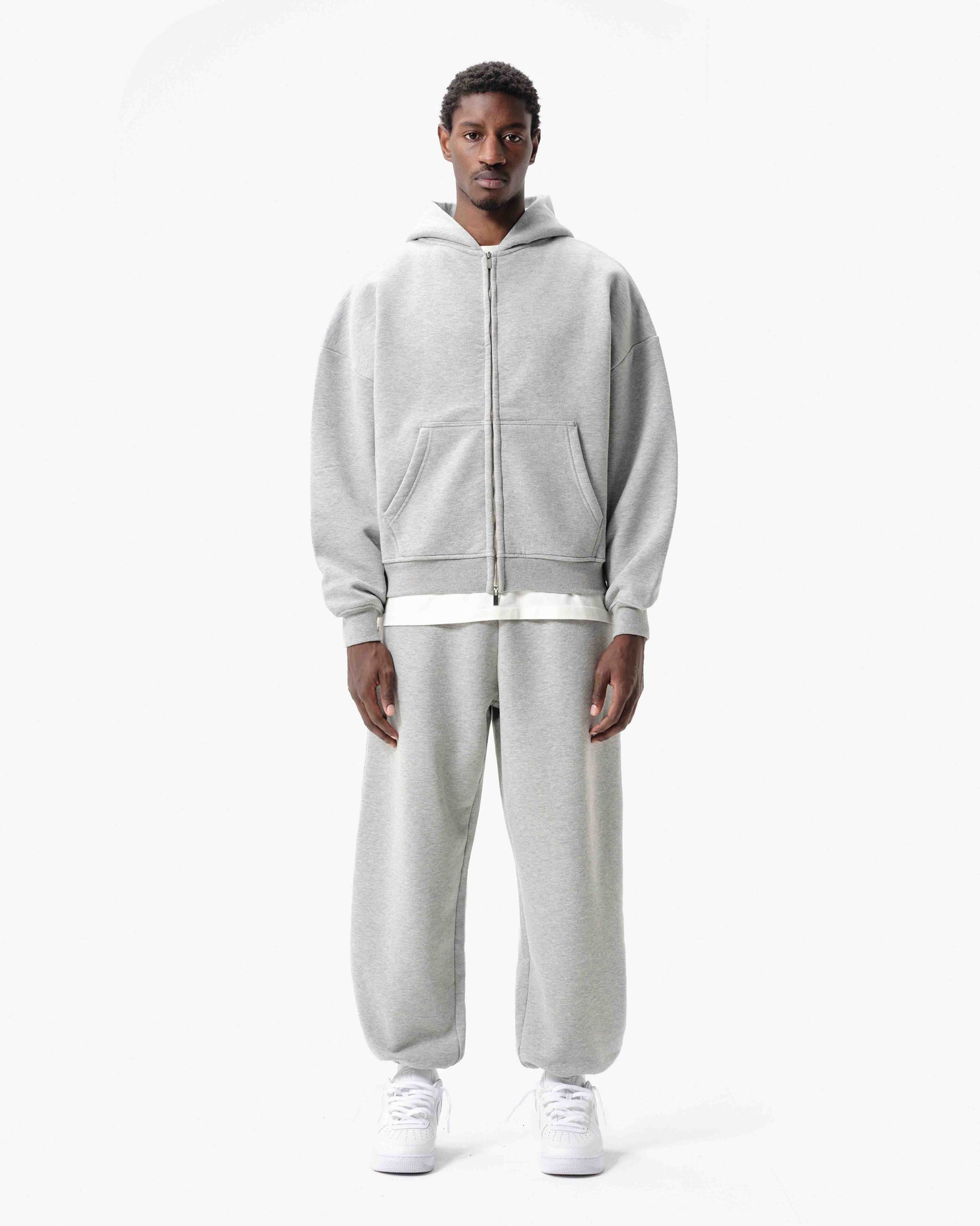 BUBBLE FIT SWEATPANTS - MARL GREY from Summit Clothing UK