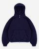 BUBBLE FIT ZIP HOODIE - NAVY