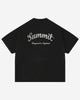 CHAINSTITCH T-SHIRT - BLACK