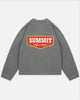 PATCH LOGO LONG SLEEVE T-SHIRT - VINTAGE GREY