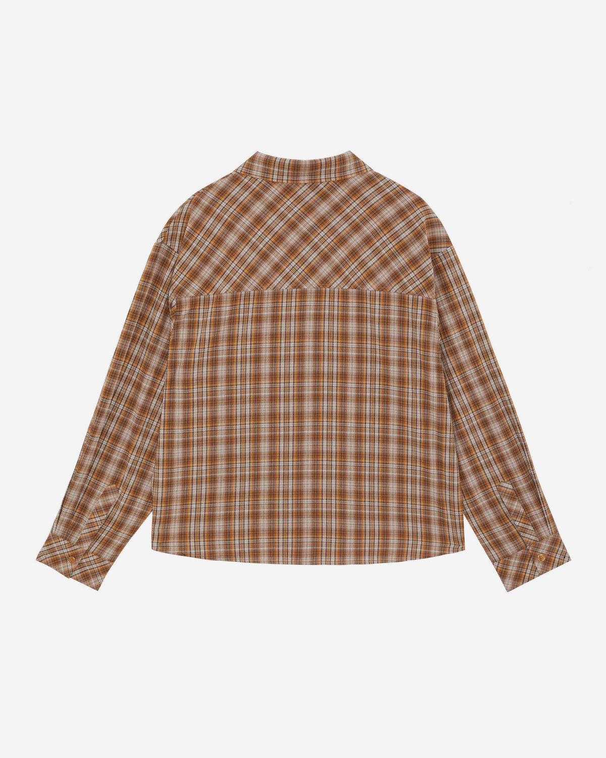CHECK SHIRT - BURNT ORANGE from Summit Clothing UK