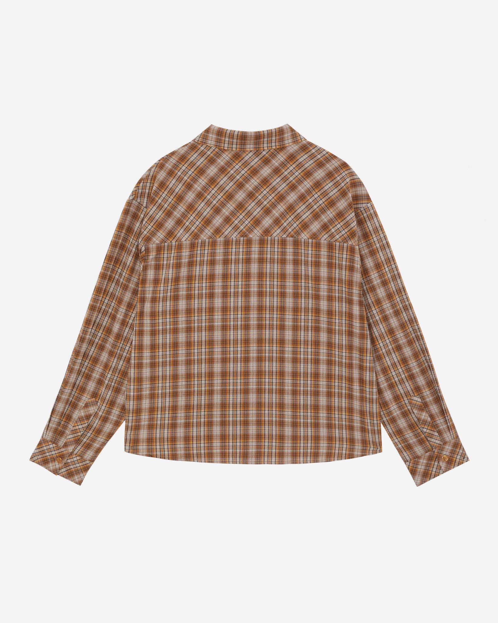 CHECK SHIRT - BURNT ORANGE from Summit Clothing UK