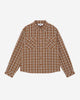 CHECK SHIRT - BURNT ORANGE