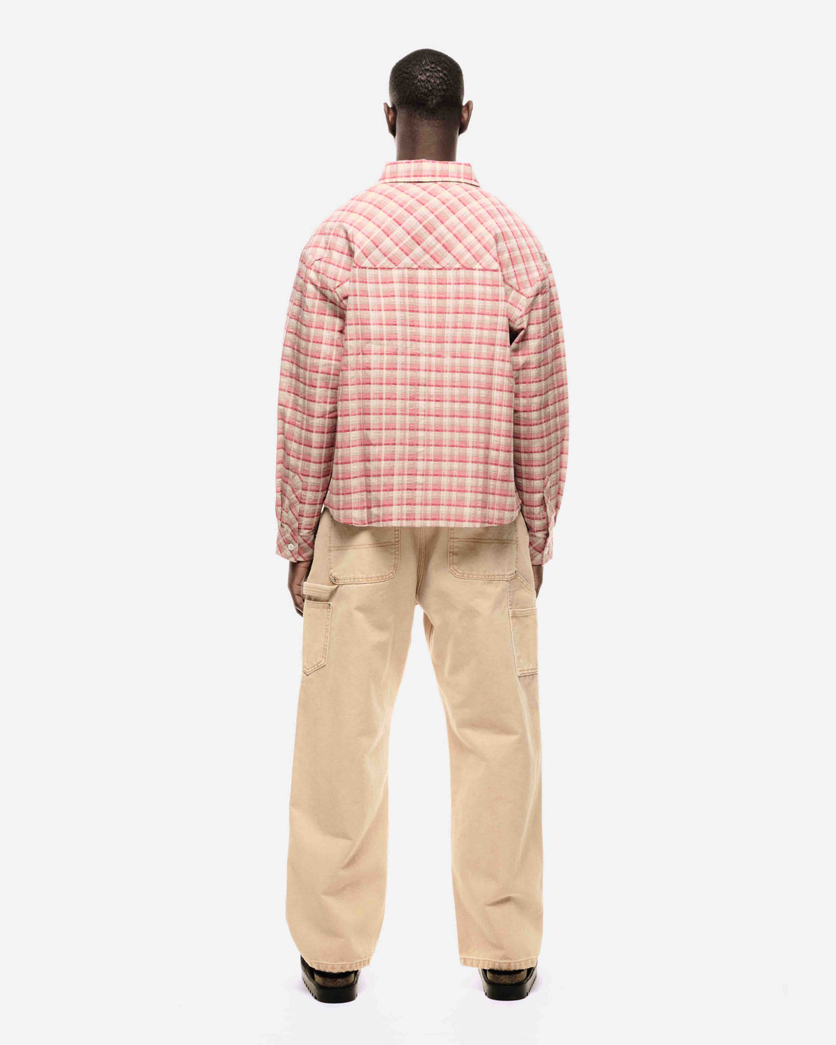 CHECK SHIRT - CRIMSON from Summit Clothing UK