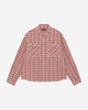CHECK SHIRT - CRIMSON