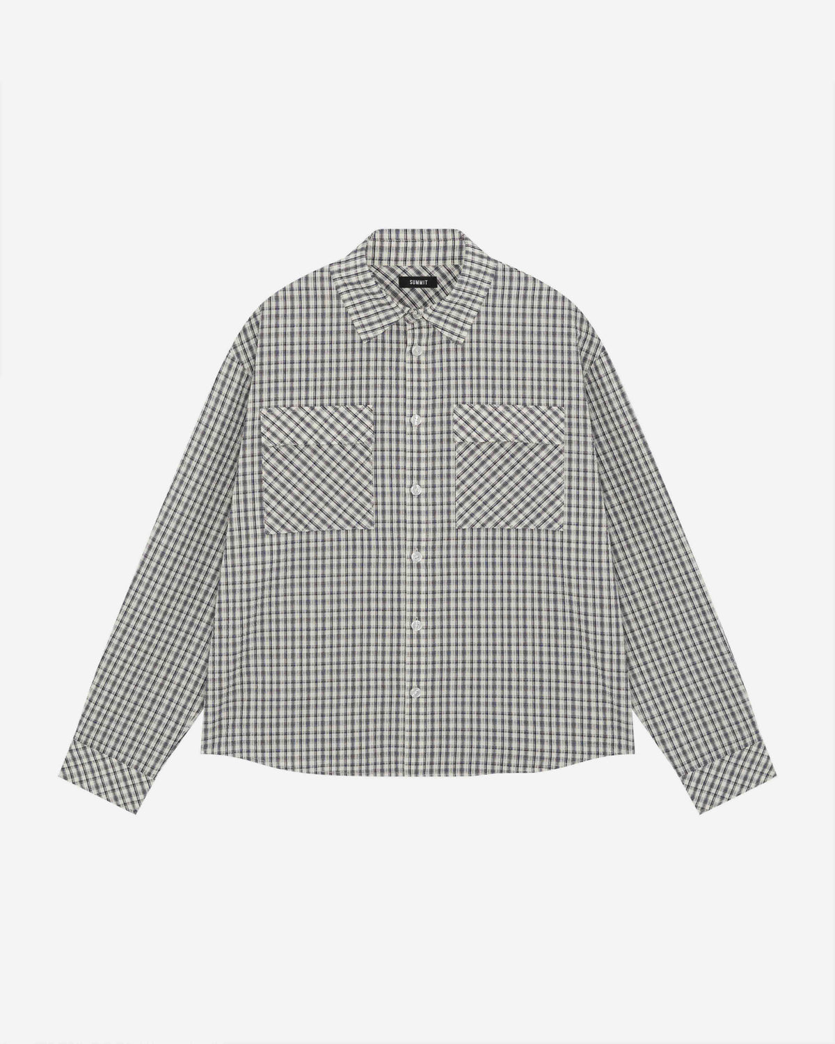CHECK SHIRT - OXFORD BLUE from Summit Clothing UK