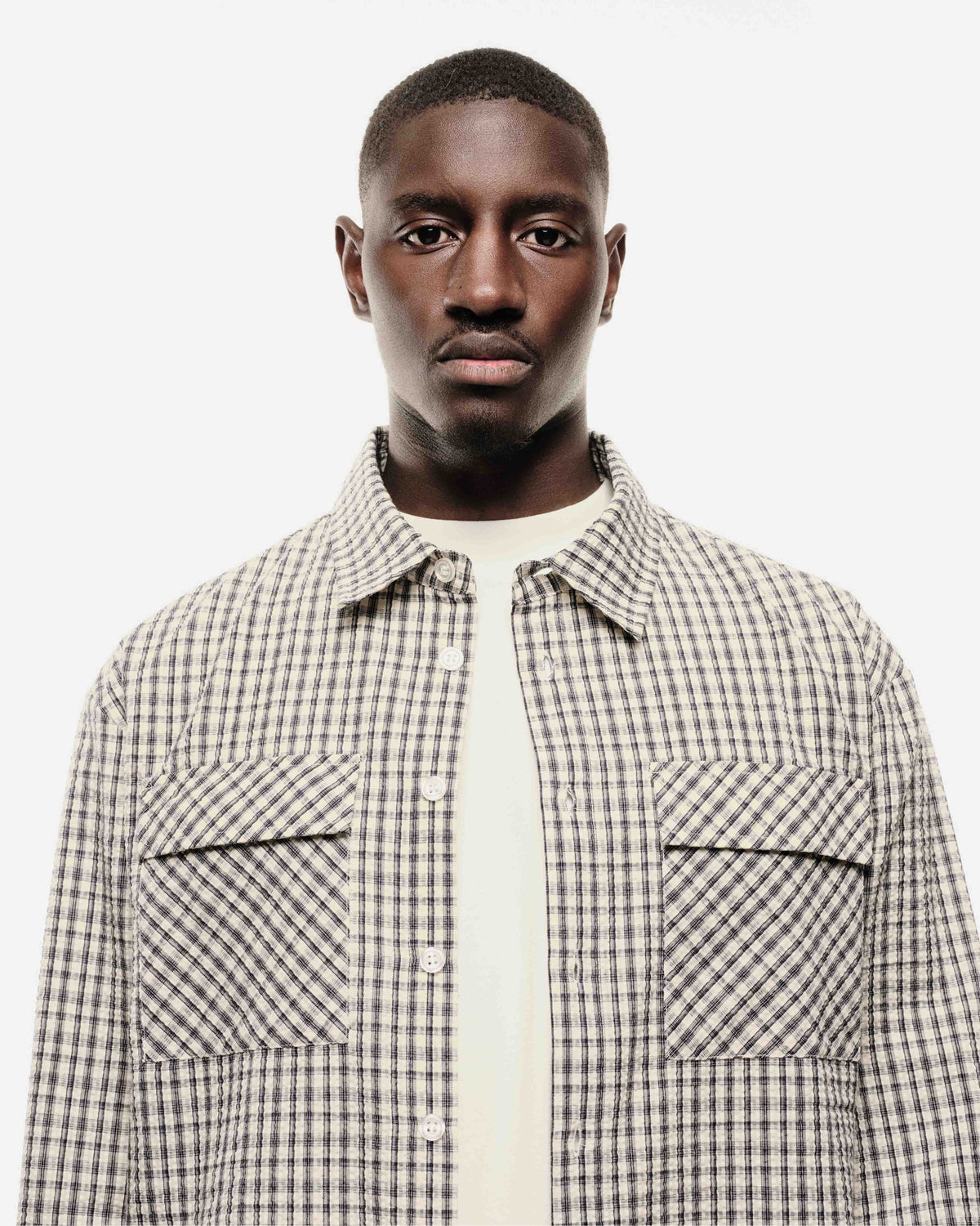 CHECK SHIRT - OXFORD BLUE from Summit Clothing UK