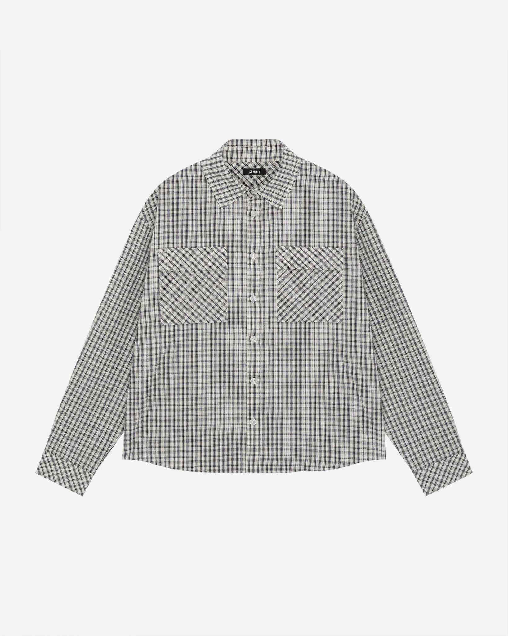 CHECK SHIRT - OXFORD BLUE from Summit Clothing UK