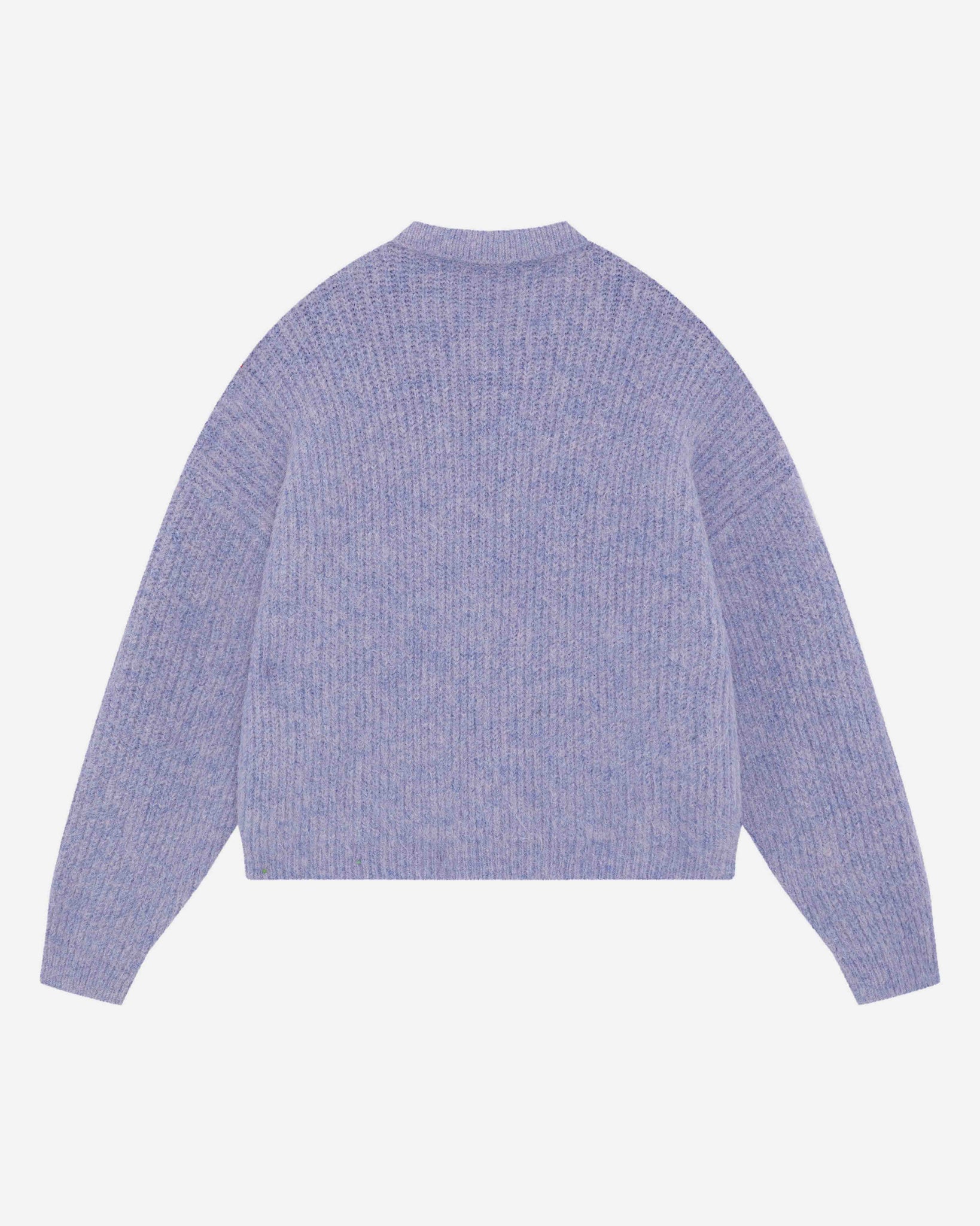 CHUNKY KNIT POLO - PURPLE from Summit Clothing UK
