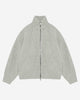 CHUNKY KNIT TRACK TOP - GREY