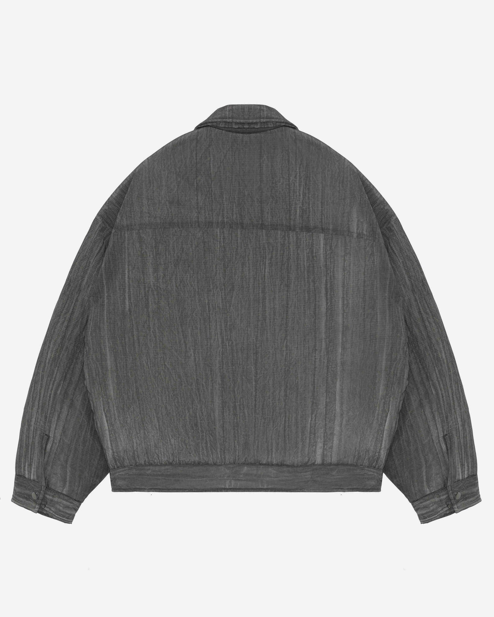 COLD WASH PUFFER SHIRT - VINTAGE GREY from Summit Clothing UK