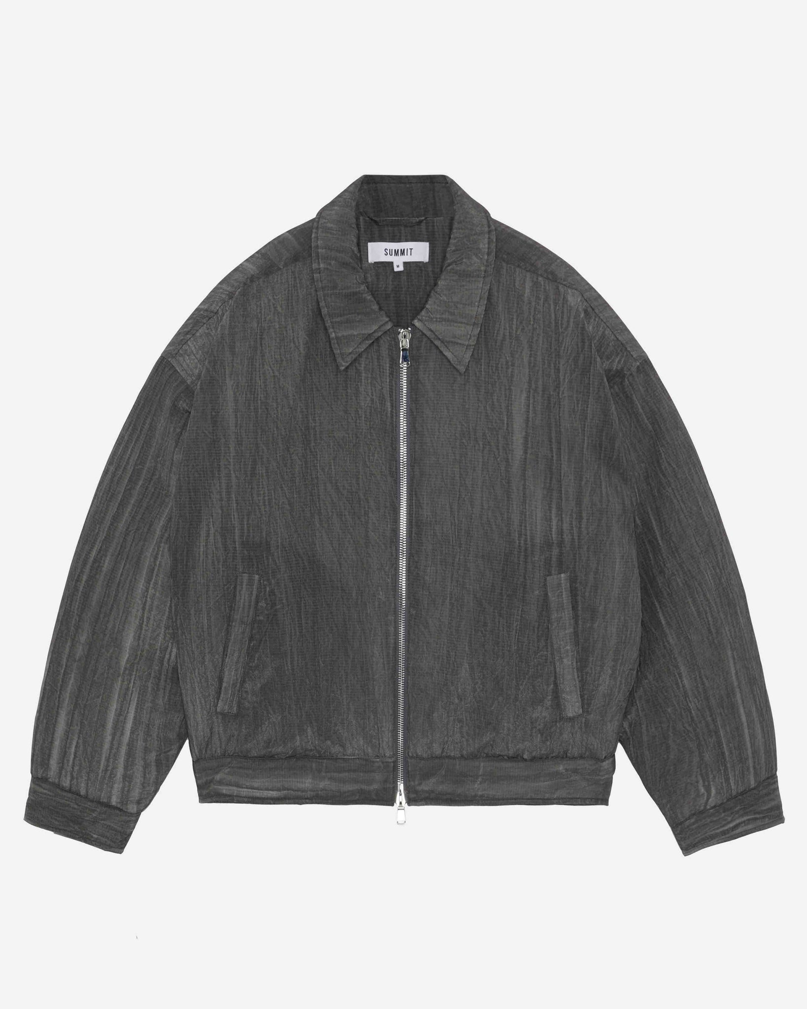 COLD WASH PUFFER SHIRT - VINTAGE GREY from Summit Clothing UK