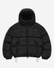 DOWN PUFFER COAT - BLACK