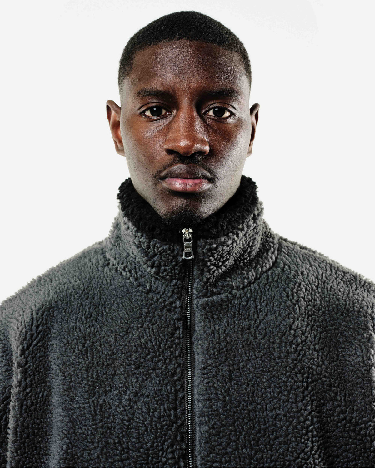 FLEECE JACKET - GREY from Summit Clothing UK