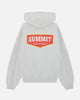 PATCH LOGO HOODIE - MARL GREY