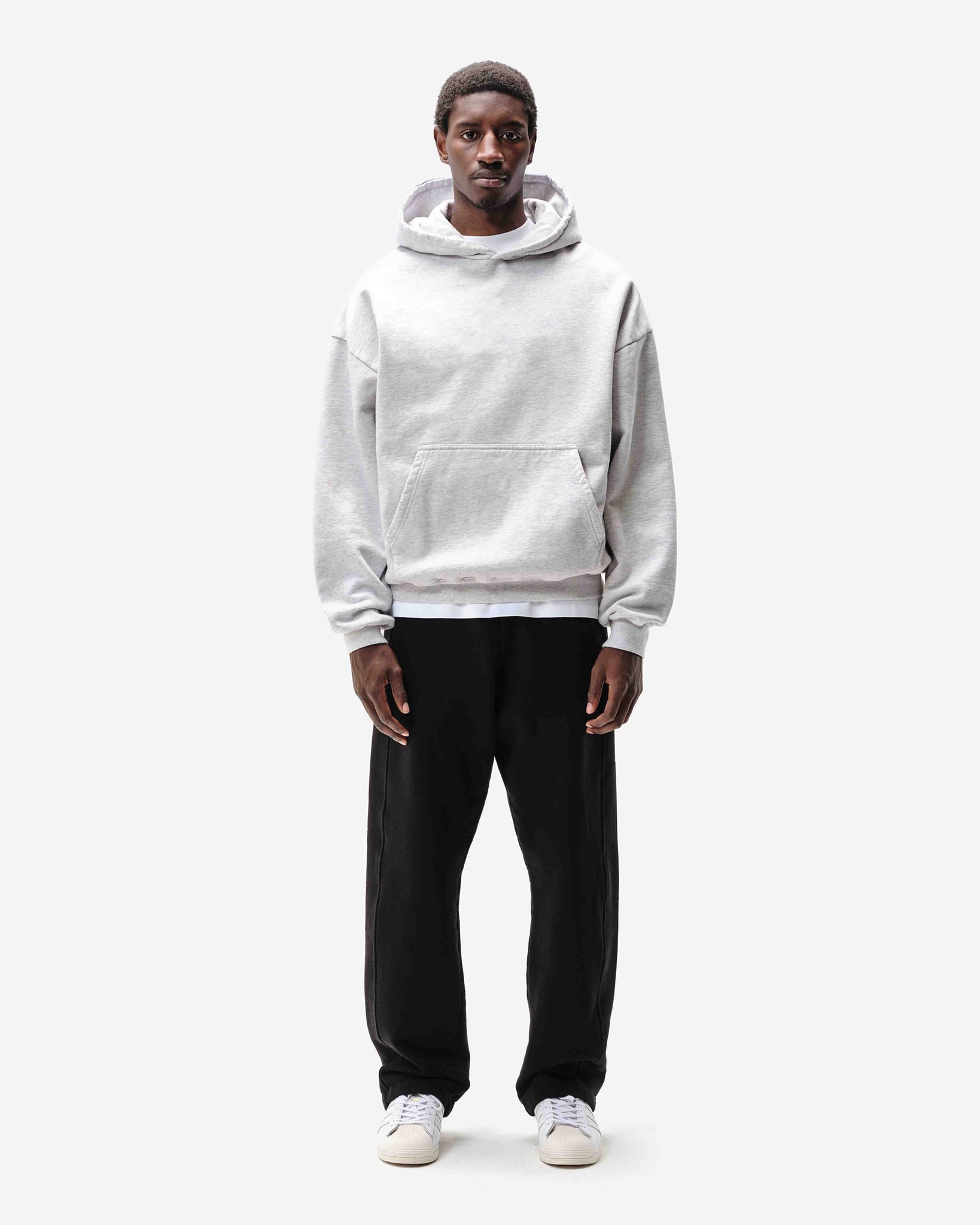 HEAVYWEIGHT HOODIE - MARL GREY from Summit Clothing UK