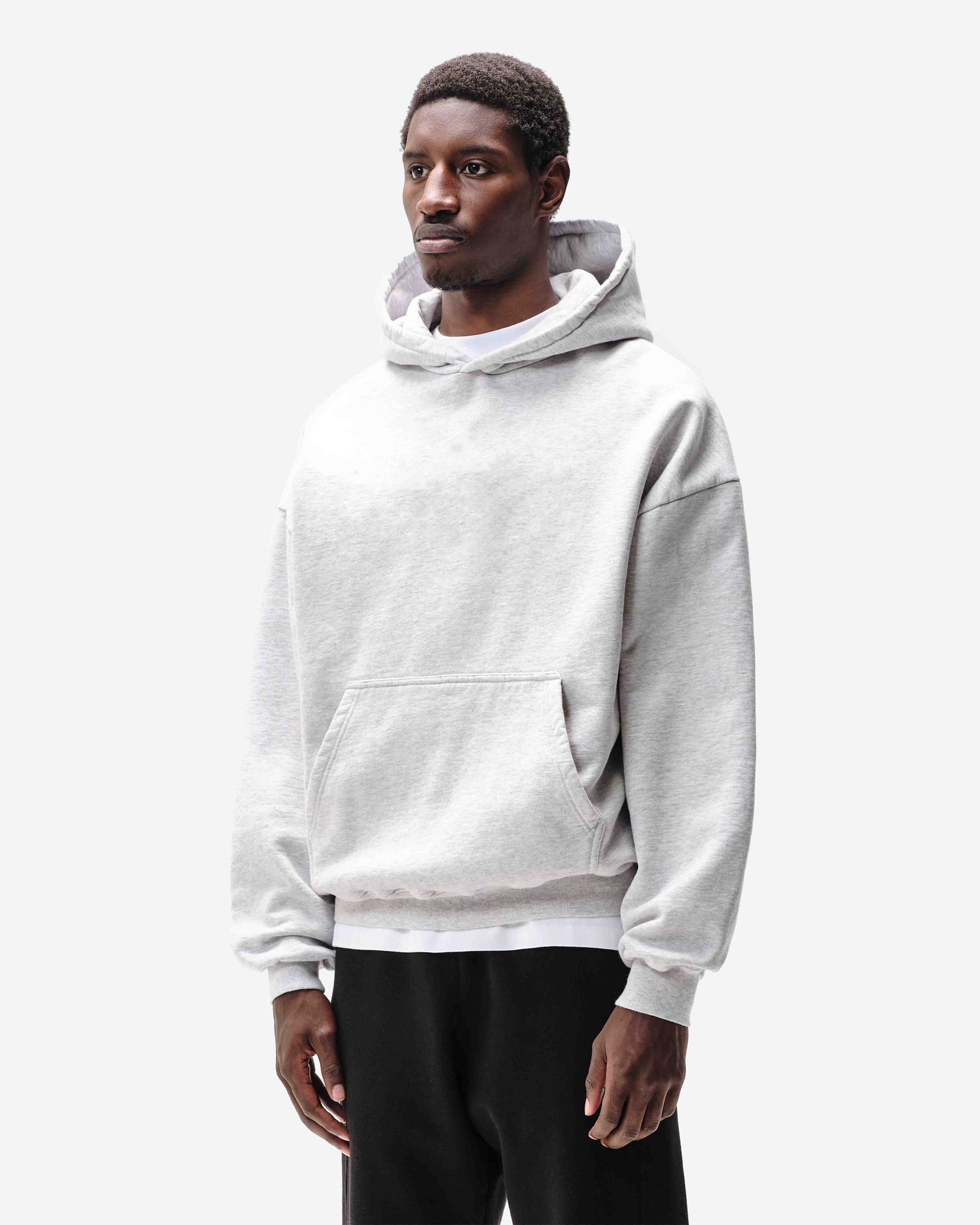 HEAVYWEIGHT HOODIE - MARL GREY from Summit Clothing UK