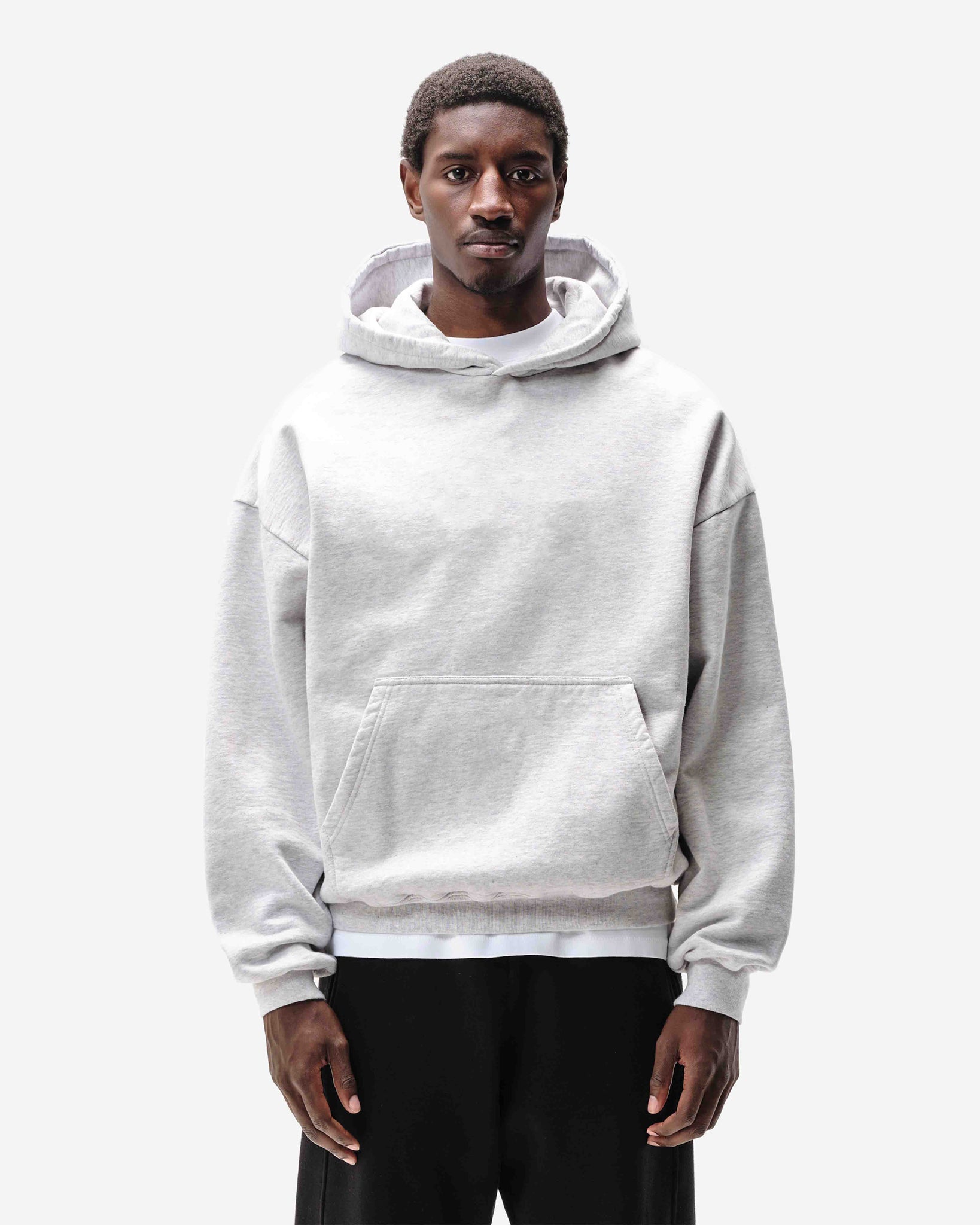 HEAVYWEIGHT HOODIE - MARL GREY from Summit Clothing UK