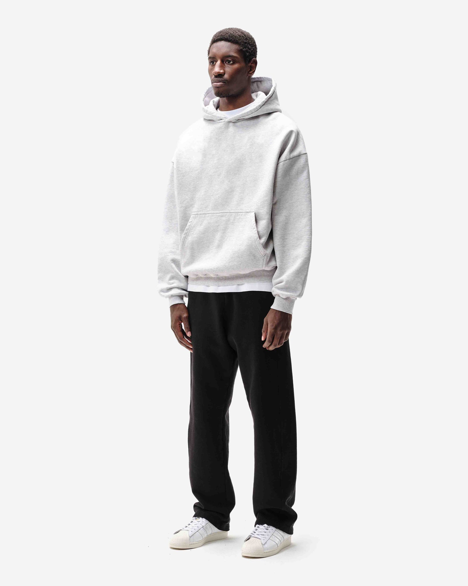 HEAVYWEIGHT HOODIE - MARL GREY from Summit Clothing UK