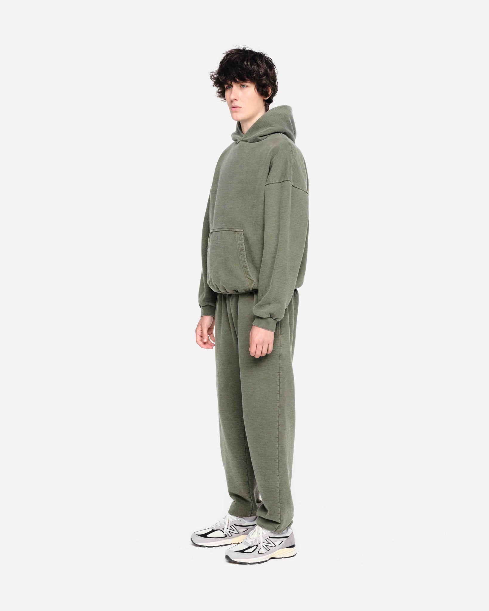 HEAVYWEIGHT HOODIE - VINTAGE OLIVE from Summit Clothing UK