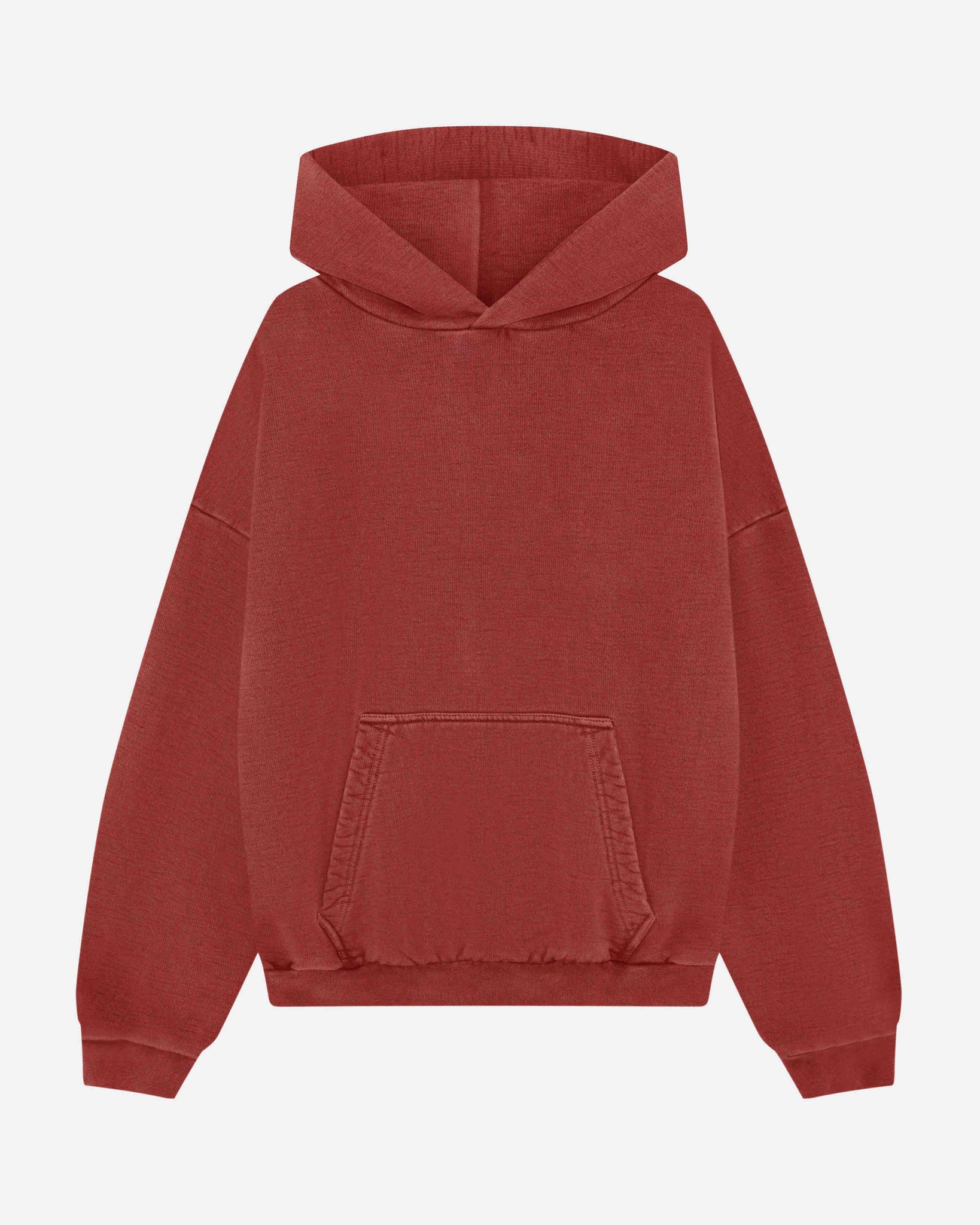 HEAVYWEIGHT HOODIE - VINTAGE RED from Summit Clothing UK