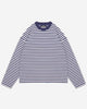 HEAVYWEIGHT LONG SLEEVE T-SHIRT - NAVY STRIPE