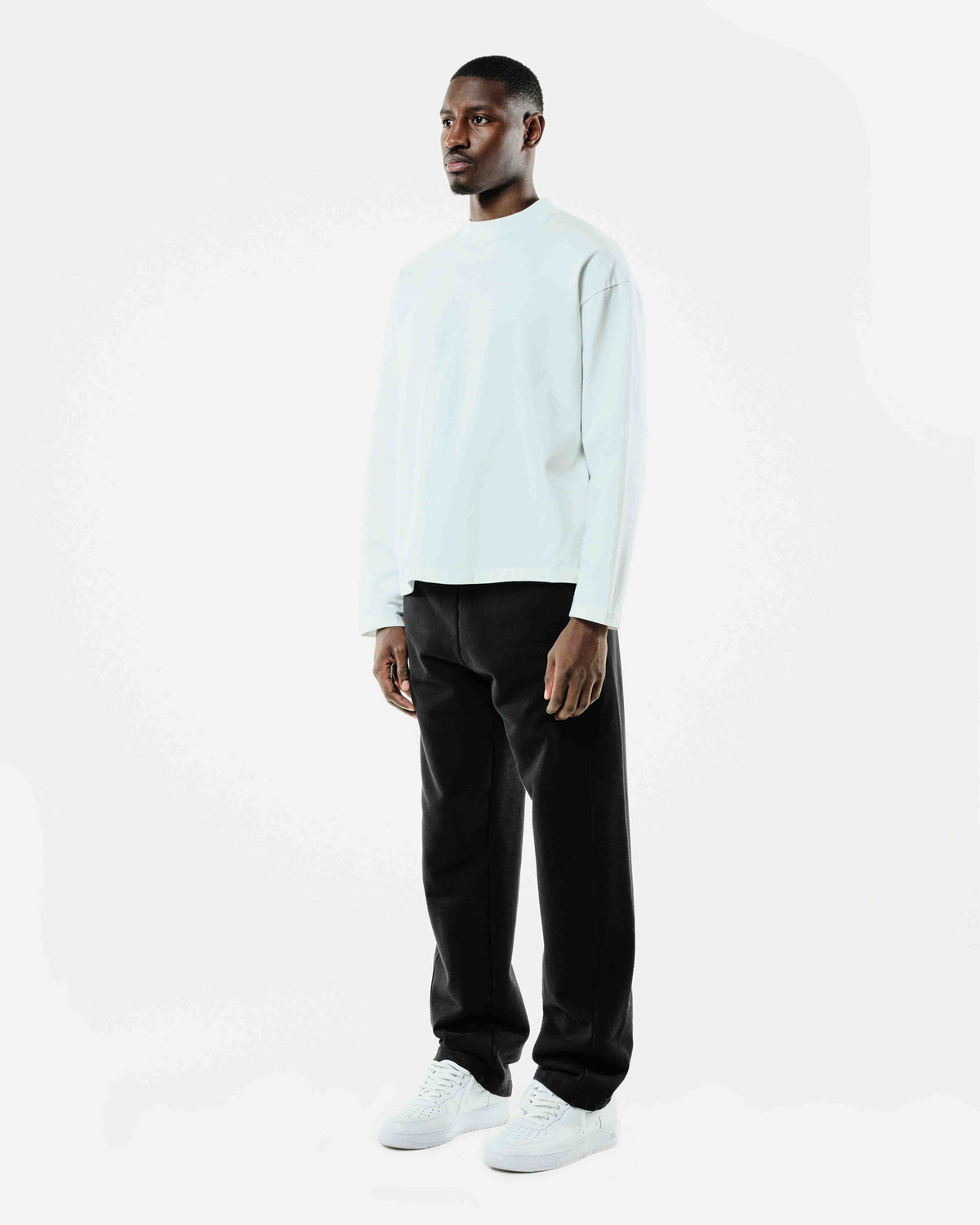 HHEAVYWEIGHT LONG SLEEVE T-SHIRT - WHITE from Summit Clothing UK