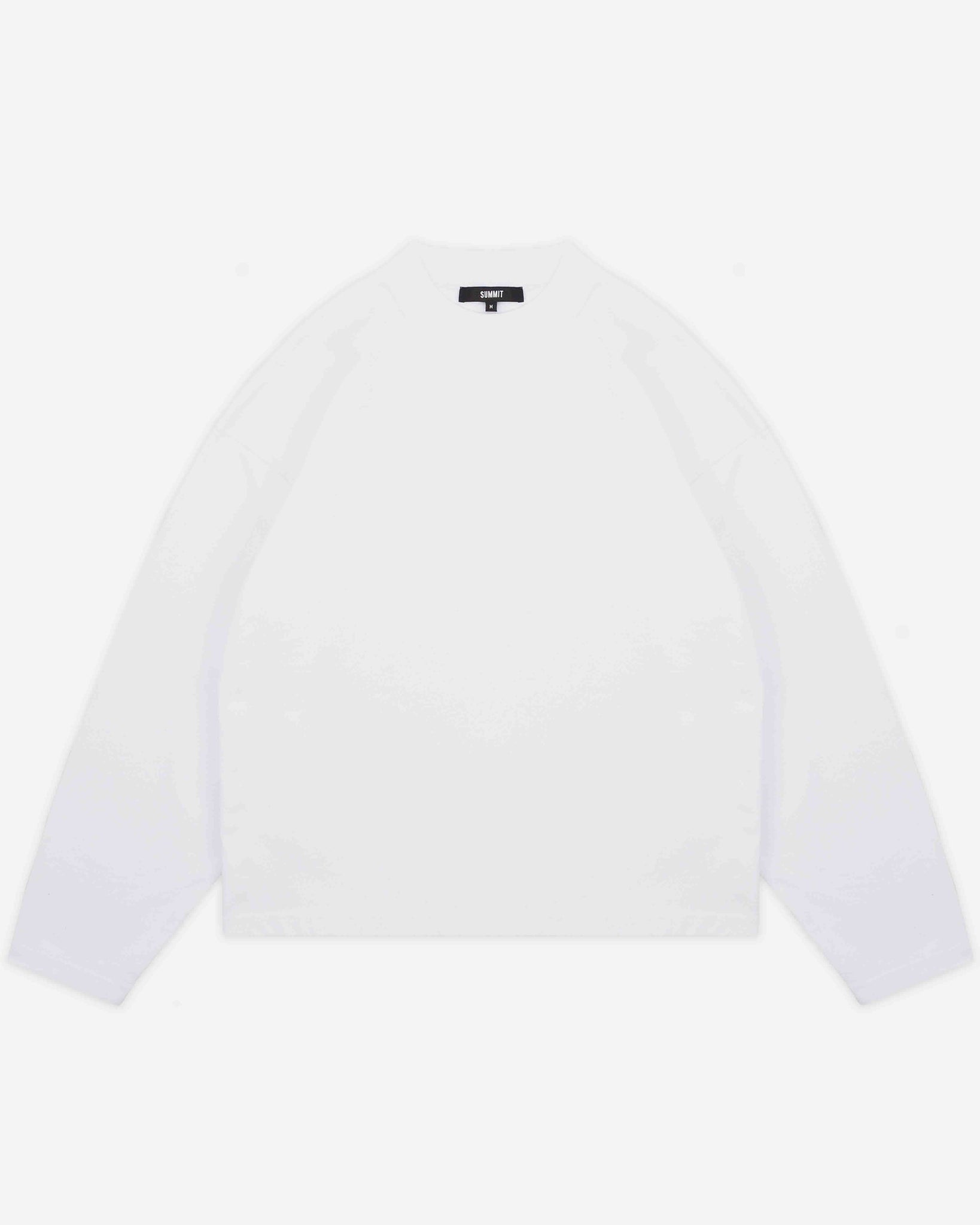 HHEAVYWEIGHT LONG SLEEVE T-SHIRT - WHITE from Summit Clothing UK
