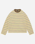 HEAVYWEIGHT LONG SLEEVE T-SHIRT - YELLOW STRIPE