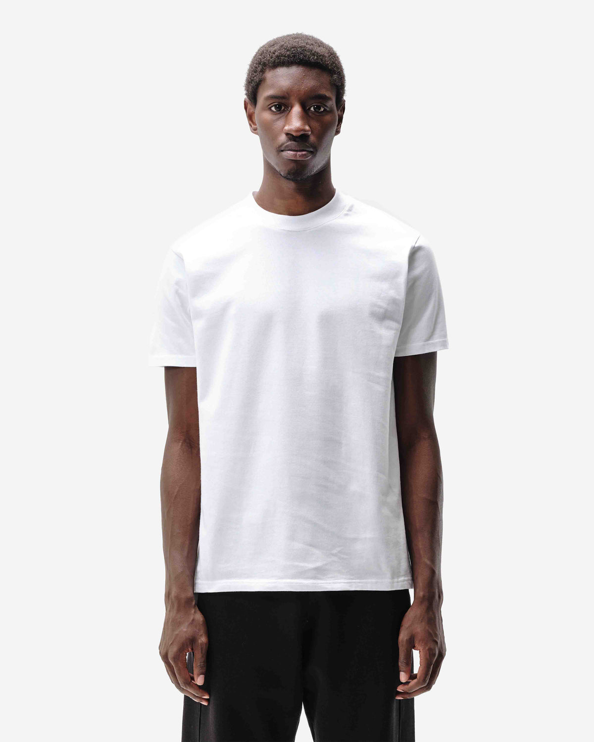HEAVYWEIGHT SLIM FIT T-SHIRT - WHITE from Summit Clothing UK