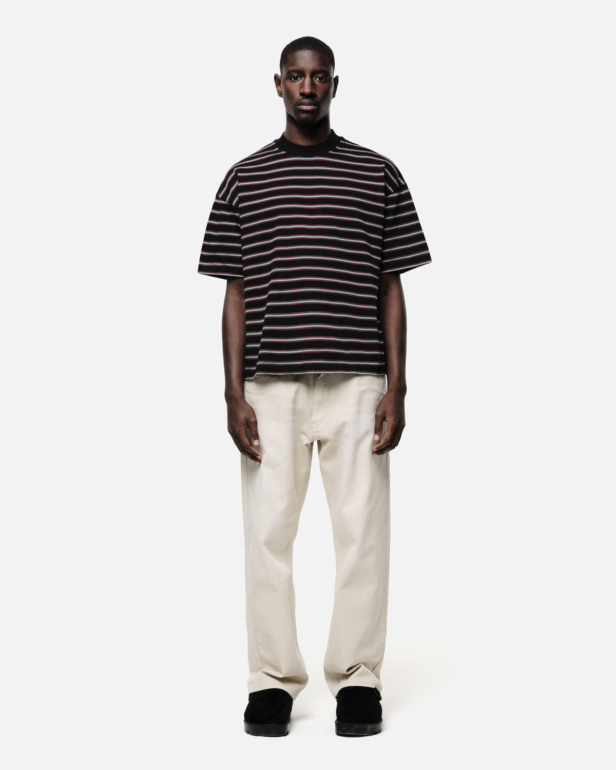 HEAVYWEIGHT T-SHIRT - BLACK STRIPE from Summit Clothing UK