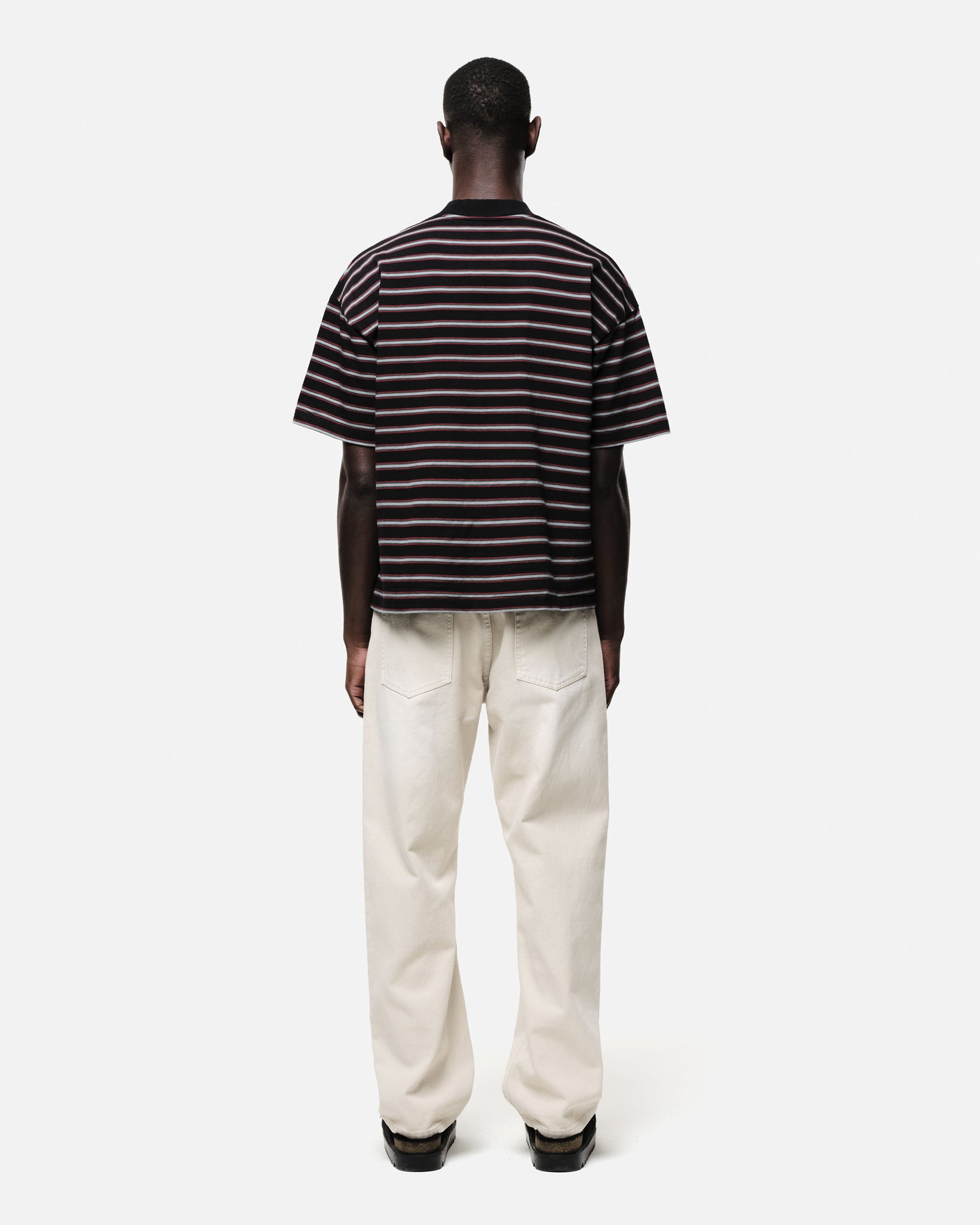 HEAVYWEIGHT T-SHIRT - BLACK STRIPE from Summit Clothing UK