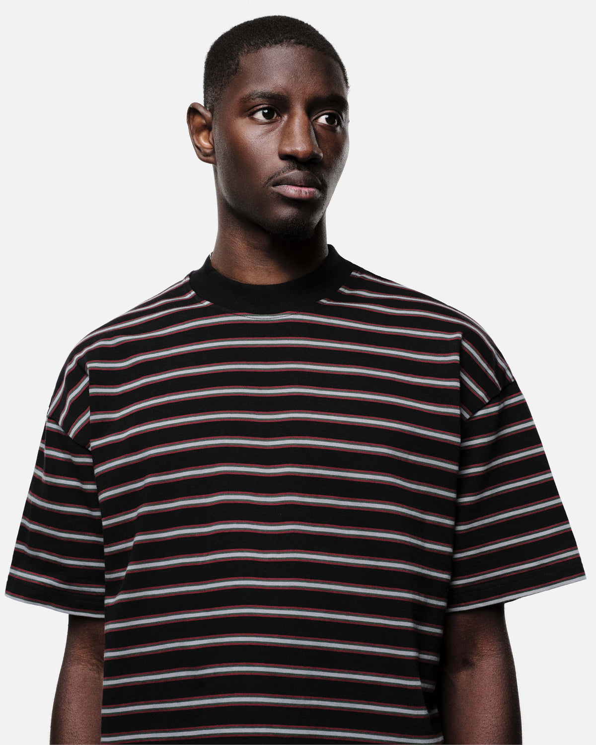 HEAVYWEIGHT T-SHIRT - BLACK STRIPE from Summit Clothing UK