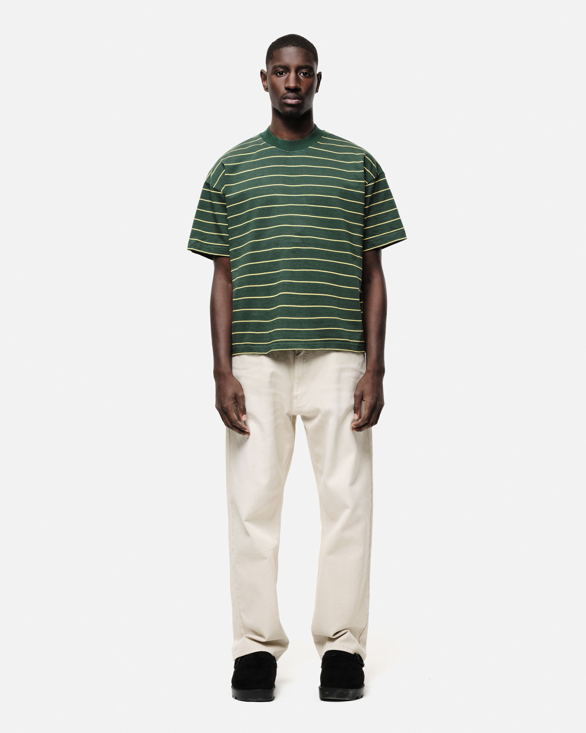 HEAVYWEIGHT T-SHIRT - BOTTLE STRIPE