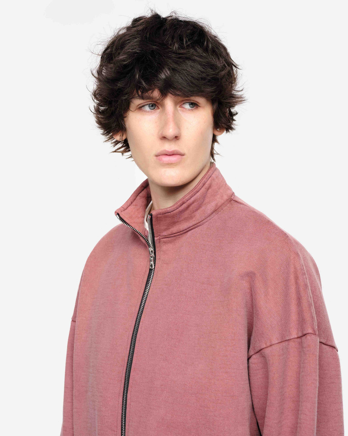HEAVYWEIGHT TRACK TOP - VINTAGE RED from Summit Clothing UK