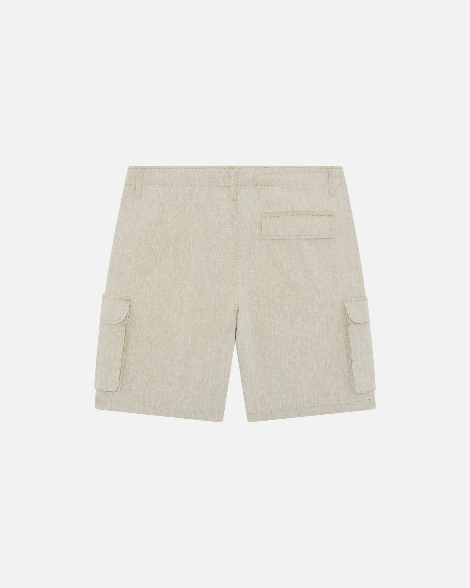 LINEN CARGO SHORT - BIEGE from Summit Clothing UK