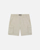 LINEN CARGO SHORT - BIEGE