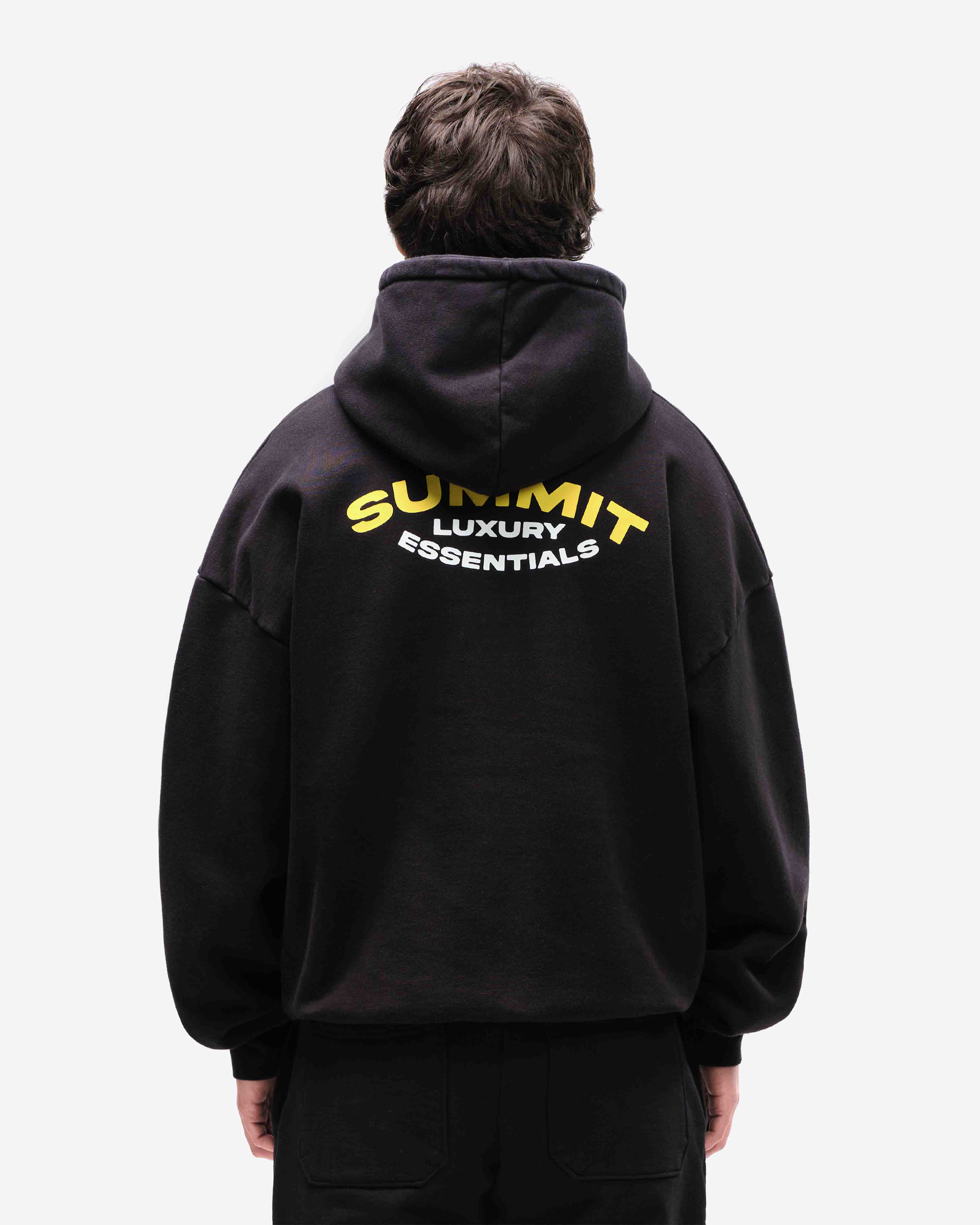 LUXURY ESSENTIALS HOODIE - BLACK from Summit Clothing UK