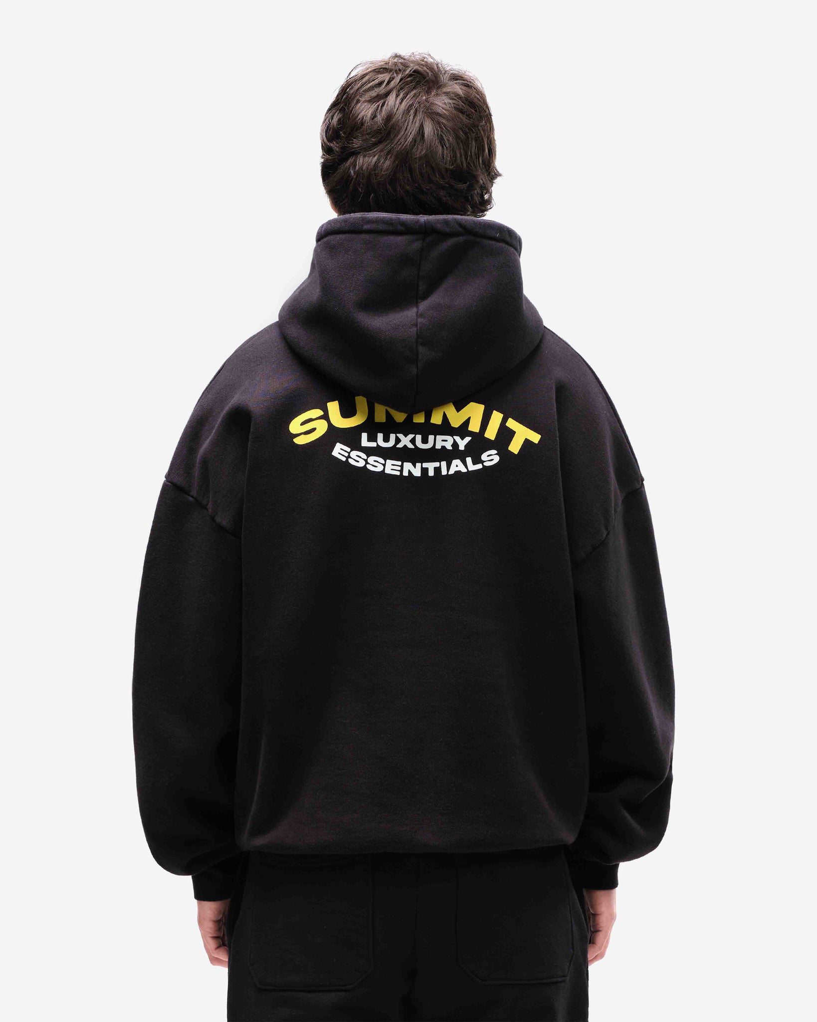 LUXURY ESSENTIALS HOODIE - BLACK from Summit Clothing UK