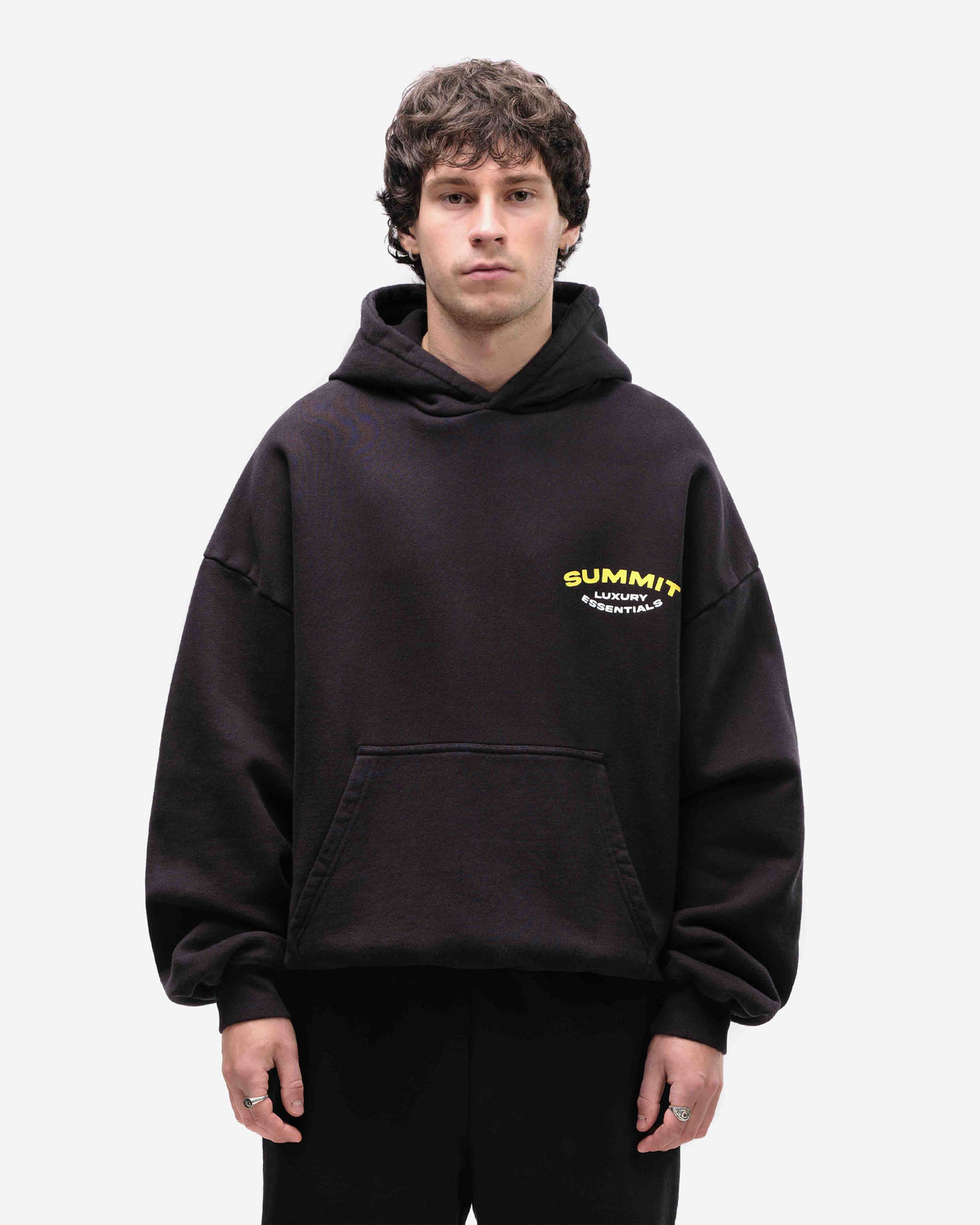 LUXURY ESSENTIALS HOODIE - BLACK from Summit Clothing UK