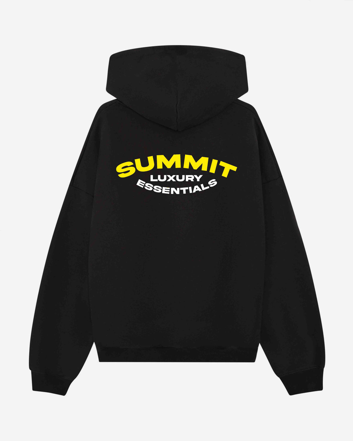 LUXURY ESSENTIALS HOODIE - BLACK from Summit Clothing UK