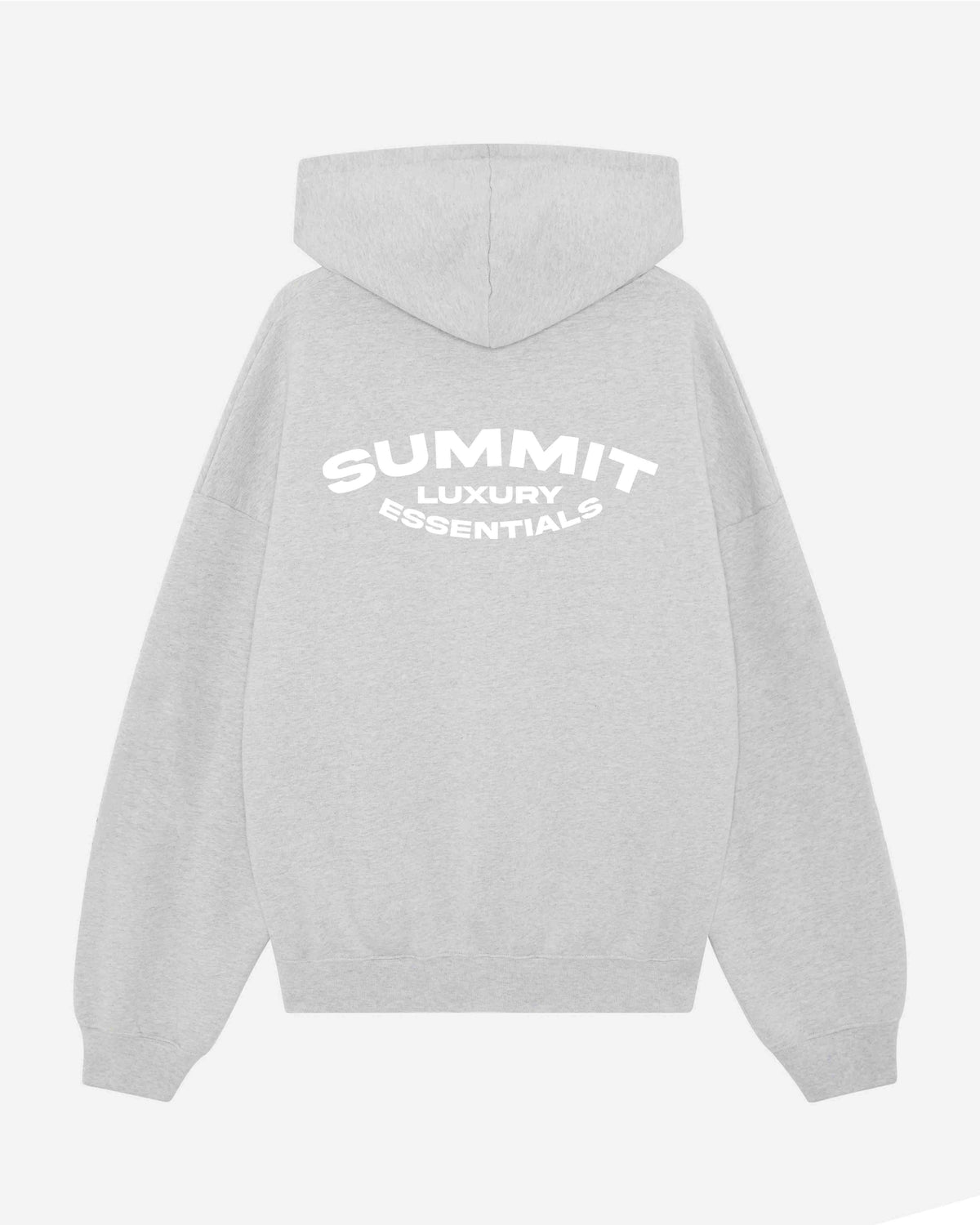 LUXURY ESSENTIALS HOODIE - MARL GREY from Summit Clothing UK