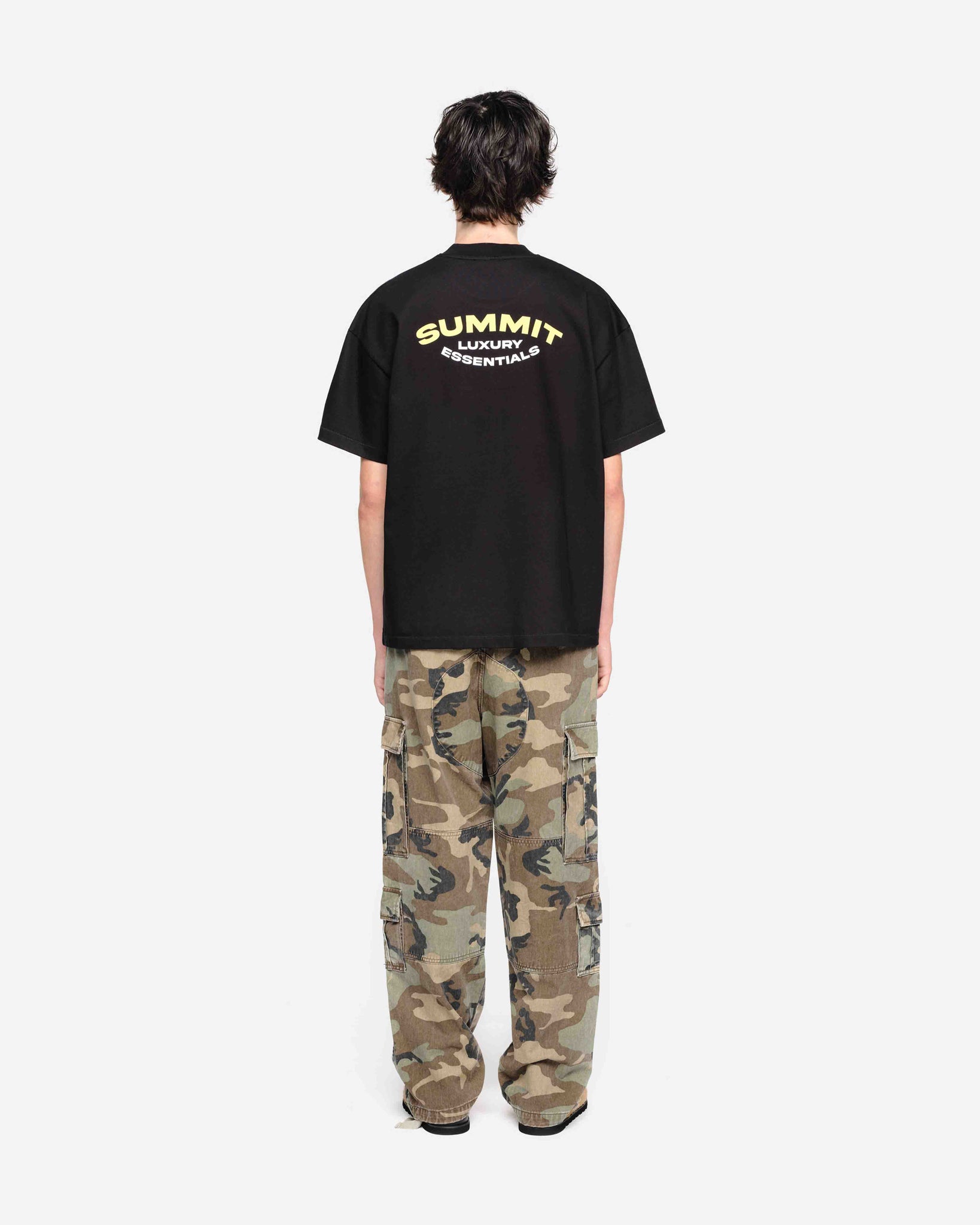 LUXURY ESSENTIALS T-SHIRT - BLACK from Summit Clothing UK