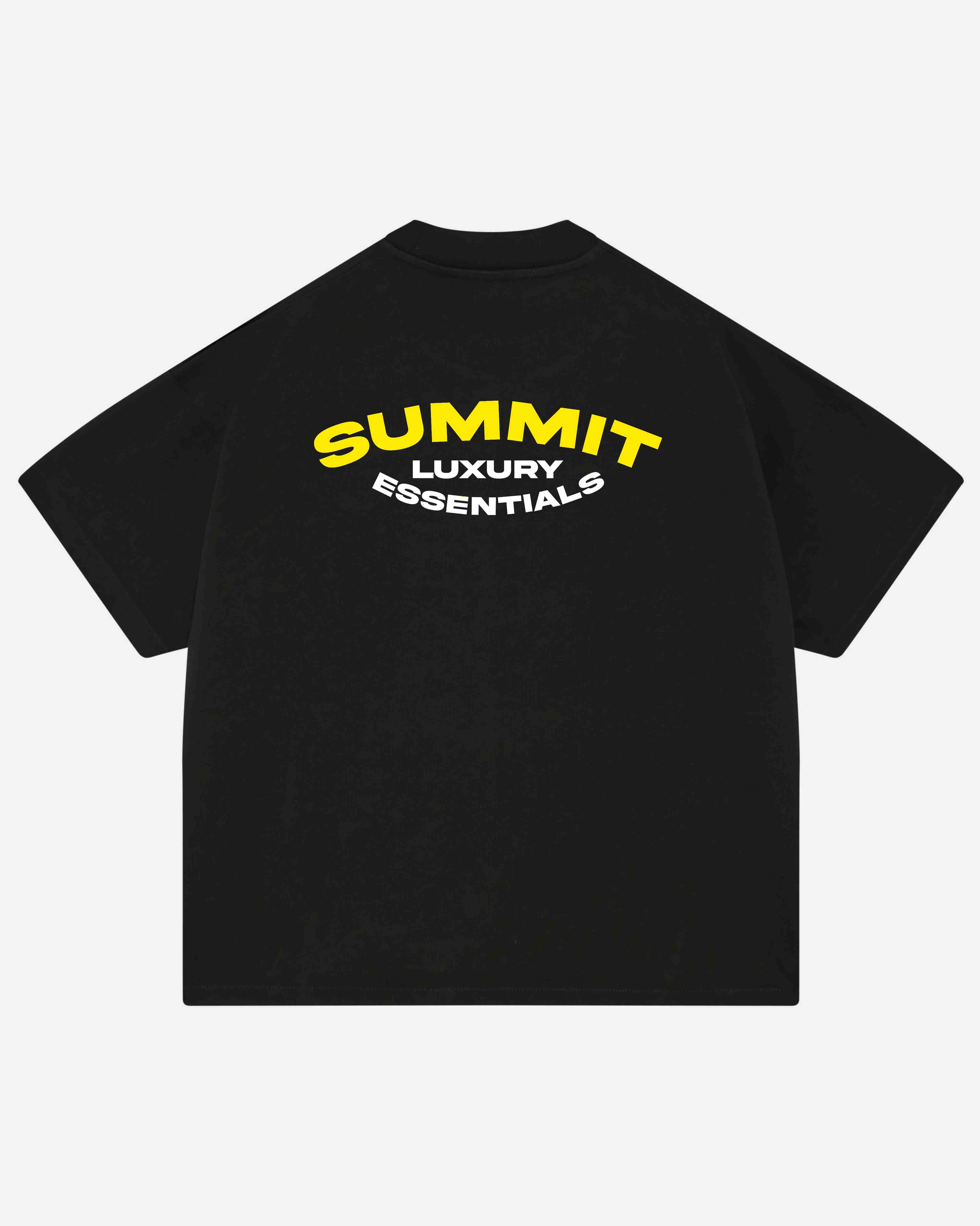 LUXURY ESSENTIALS T-SHIRT - BLACK from Summit Clothing UK