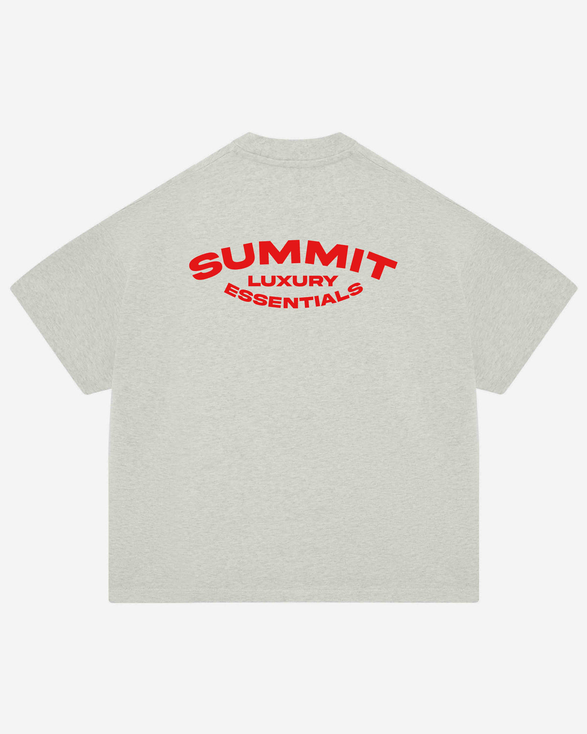 LUXURY ESSENTIALS T-SHIRT - MARL GREY from Summit Clothing UK