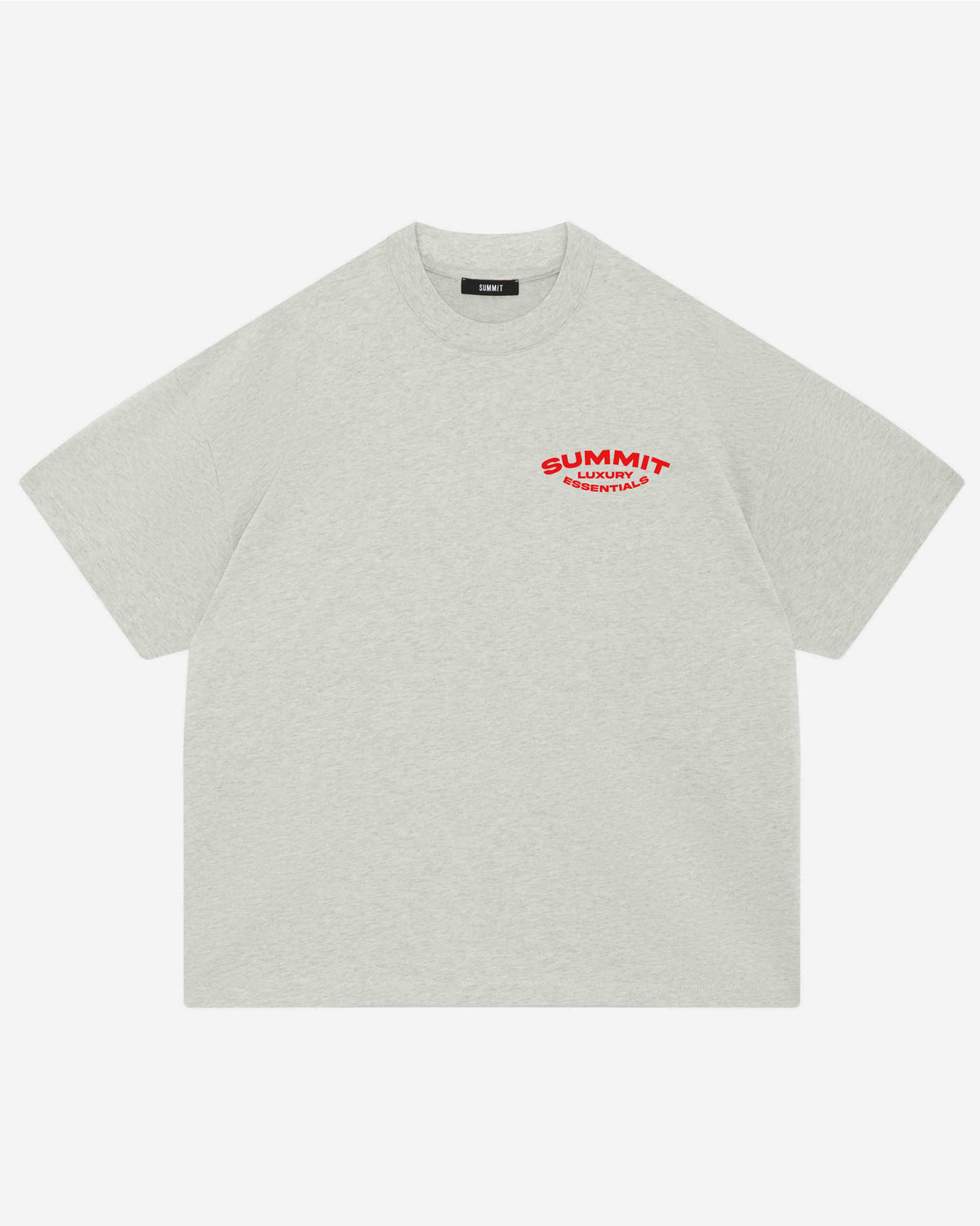 LUXURY ESSENTIALS T-SHIRT - MARL GREY from Summit Clothing UK