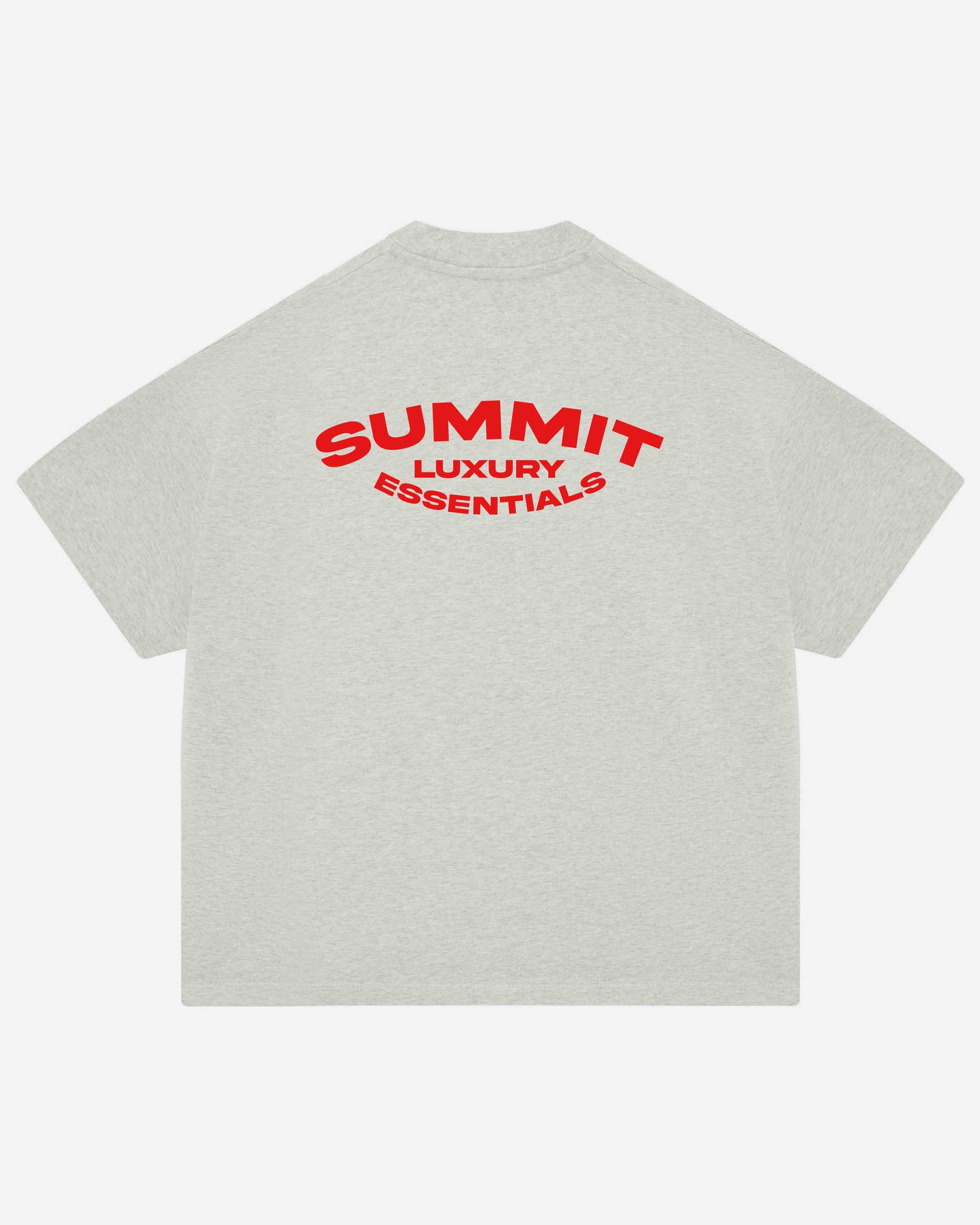 LUXURY ESSENTIALS T-SHIRT - MARL GREY from Summit Clothing UK