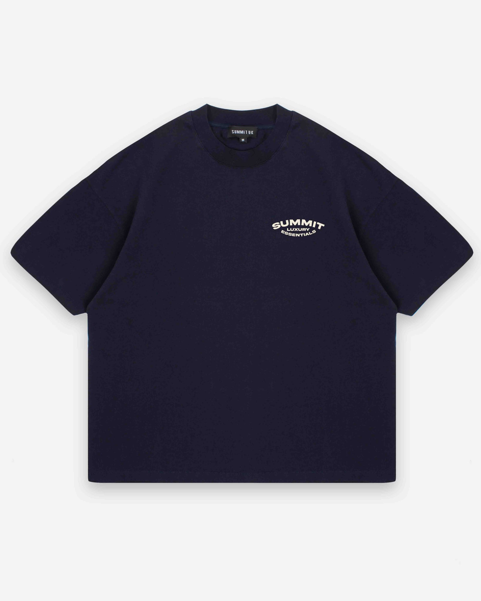 LUXURY ESSENTIALS T-SHIRT - NAVY from Summit Clothing UK