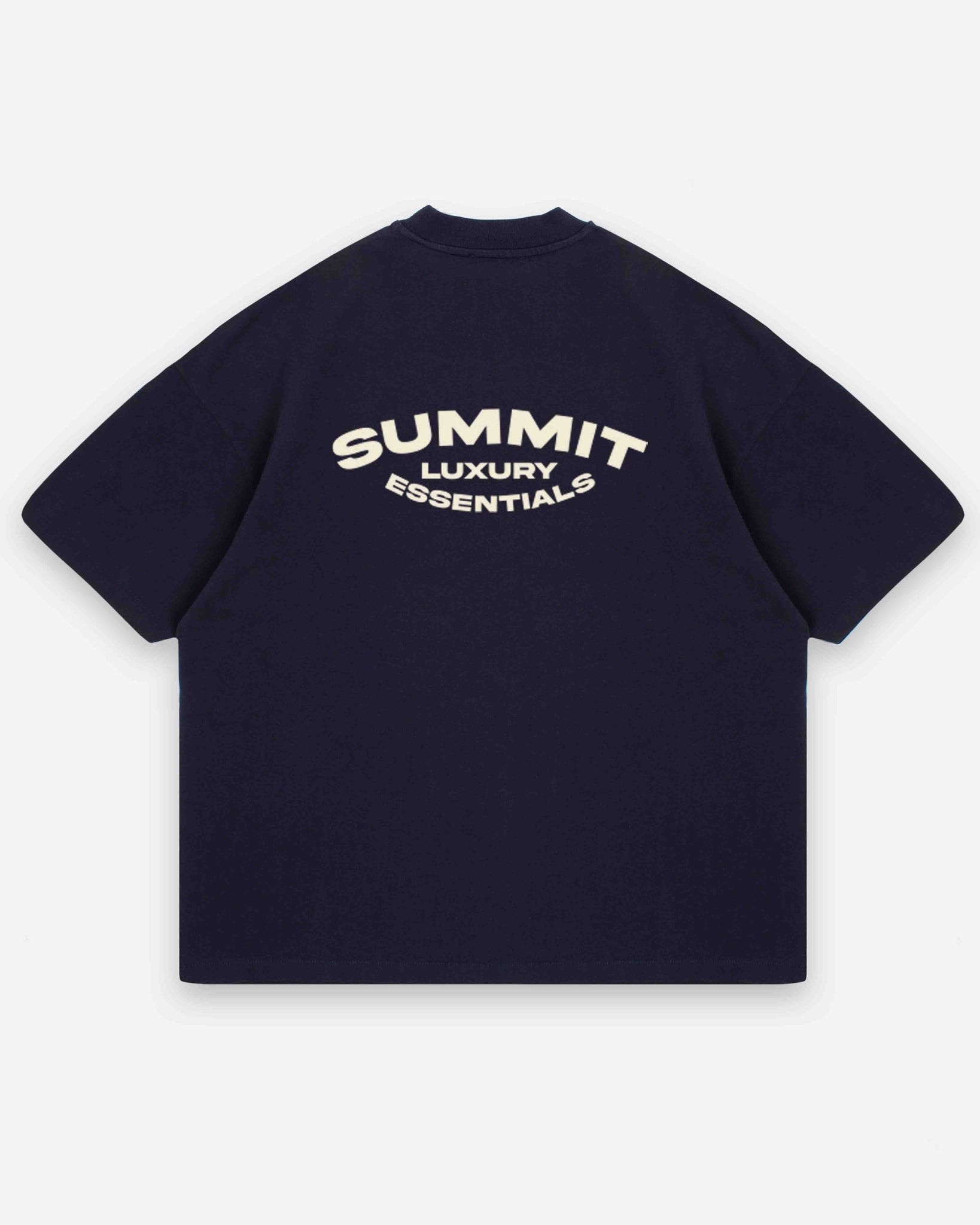 LUXURY ESSENTIALS T-SHIRT - NAVY from Summit Clothing UK